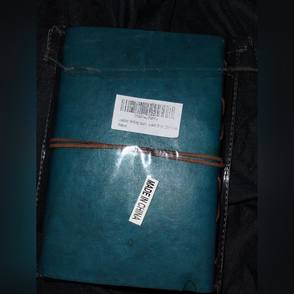 Turquoise Leather Writing Journal - Picture 6 of 7